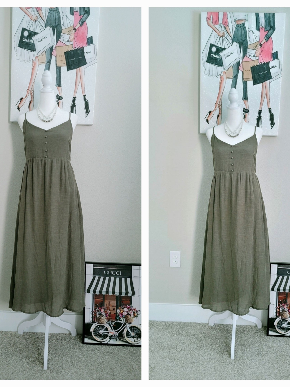 Versona "Smock & Awe" Midi Dress
